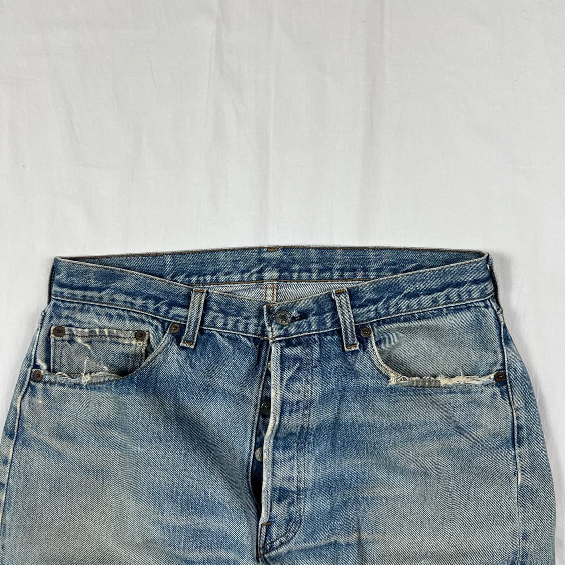 80’s 리바이스 levis 501 데님 쇼트팬츠 청반바지 상품이미지2