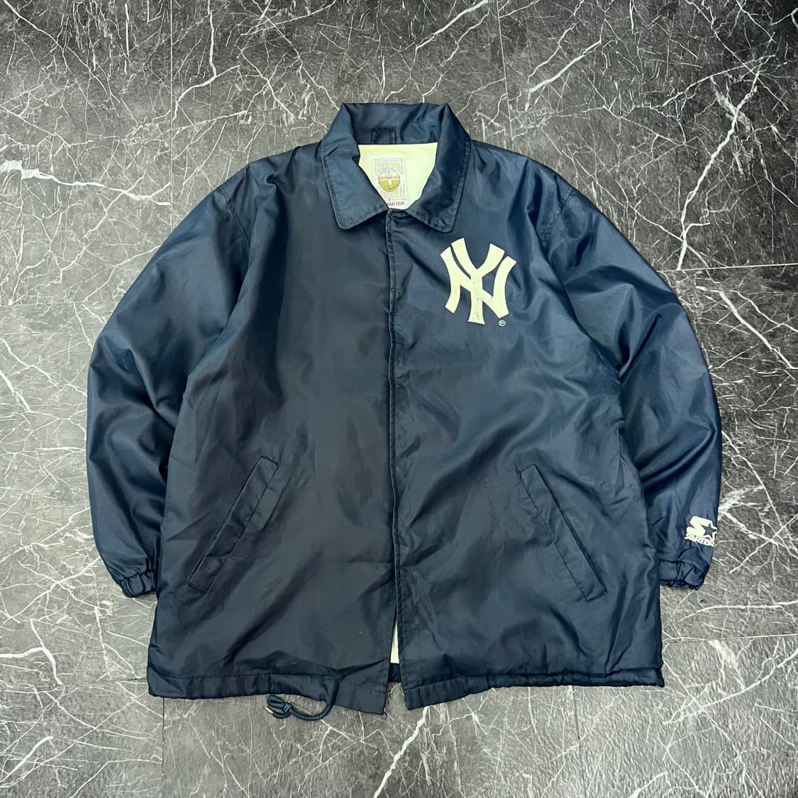 MLB 뉴욕양키스 로고 코치자켓 상품이미지3