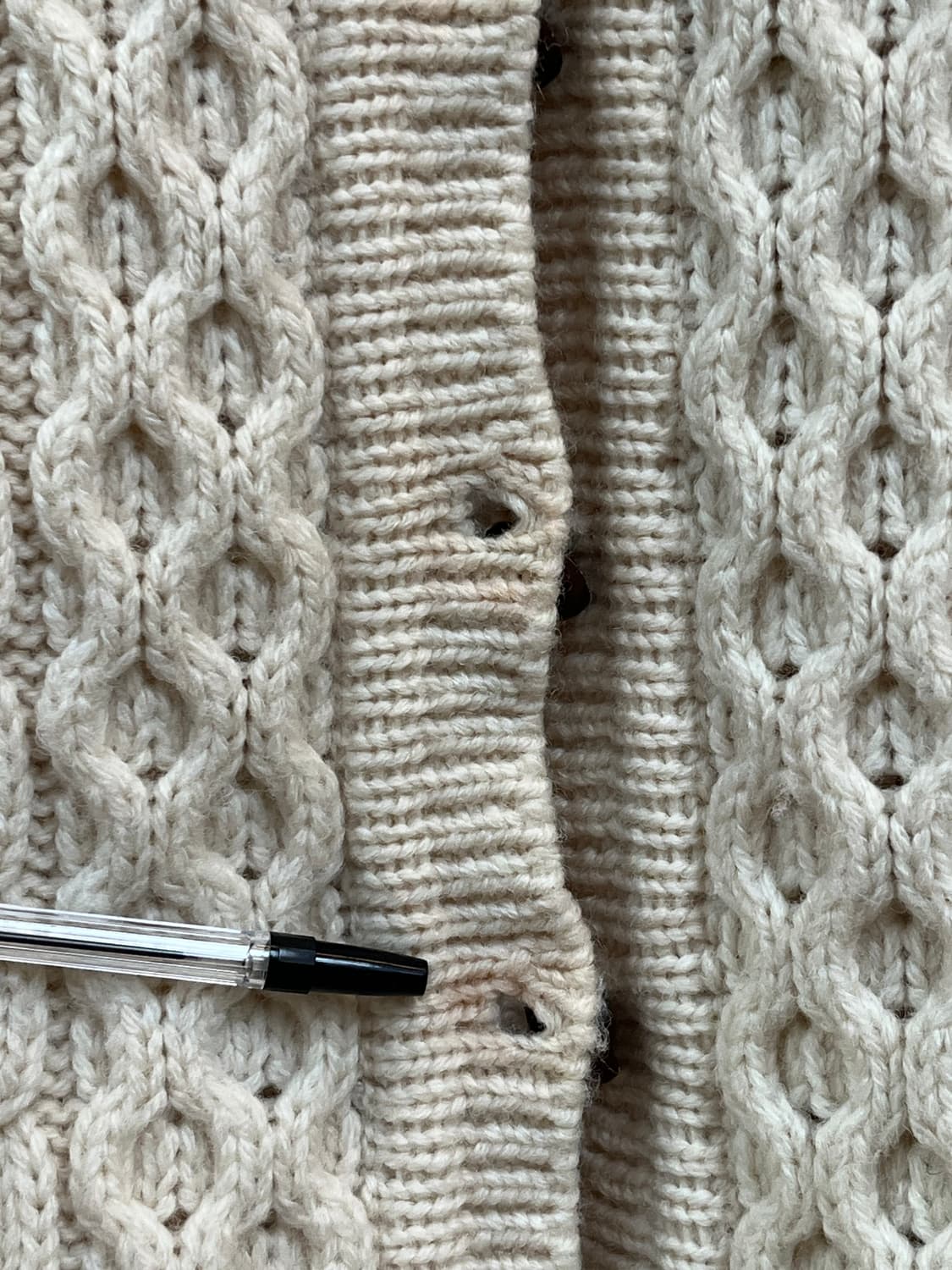 John Molloy 아이리쉬 울 가디건 스웨터 오트밀 OS 상품이미지8