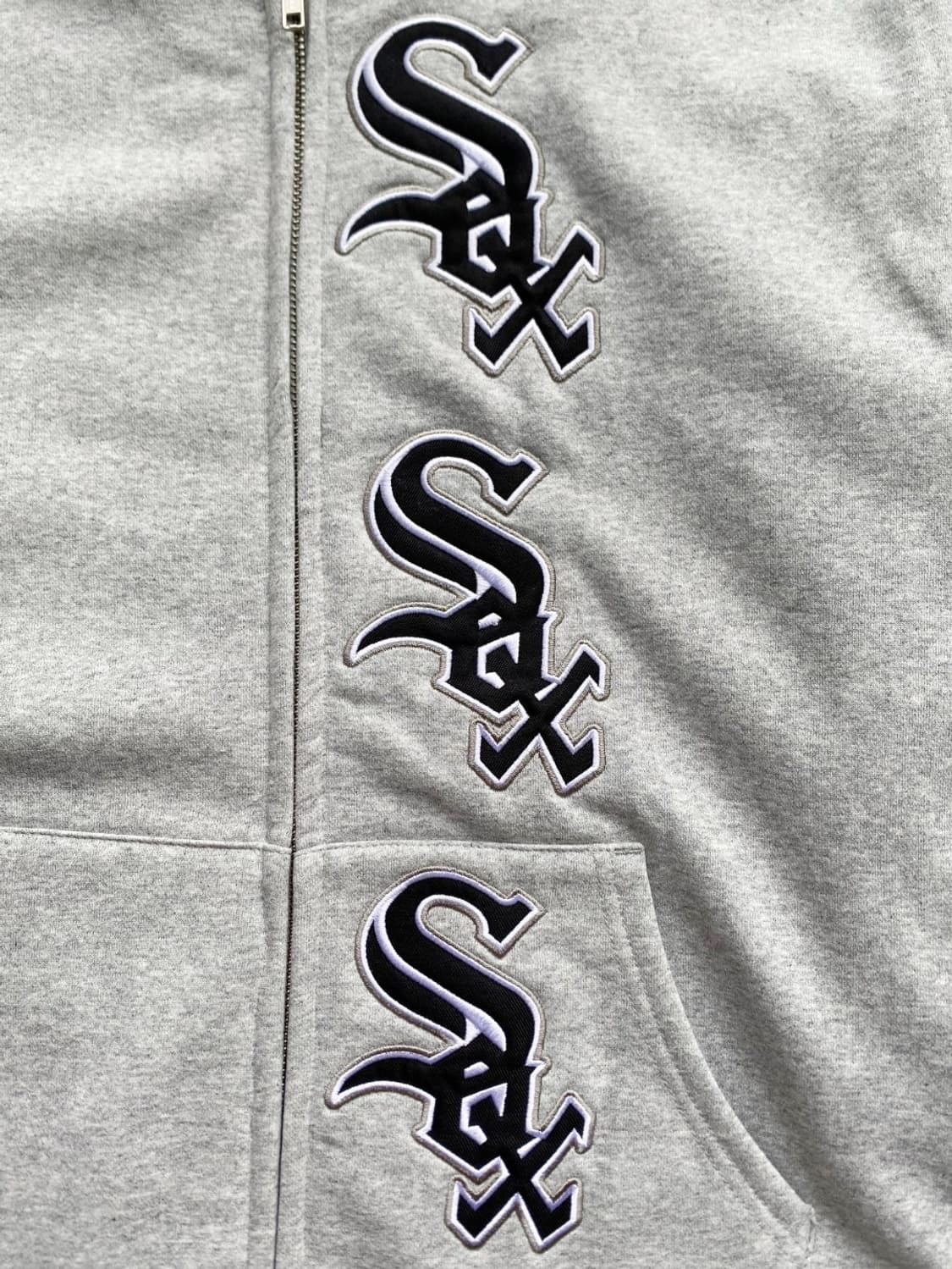 수프림 엠엘비 화이트 삭스 콜라보 후드직업 상품이미지10