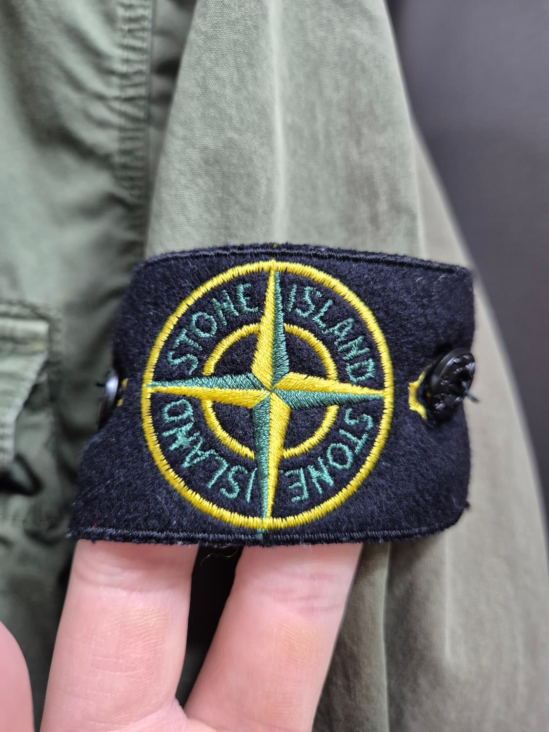 한글택 스톤아일랜드 오버셔츠 자켓 95-M 상품이미지3