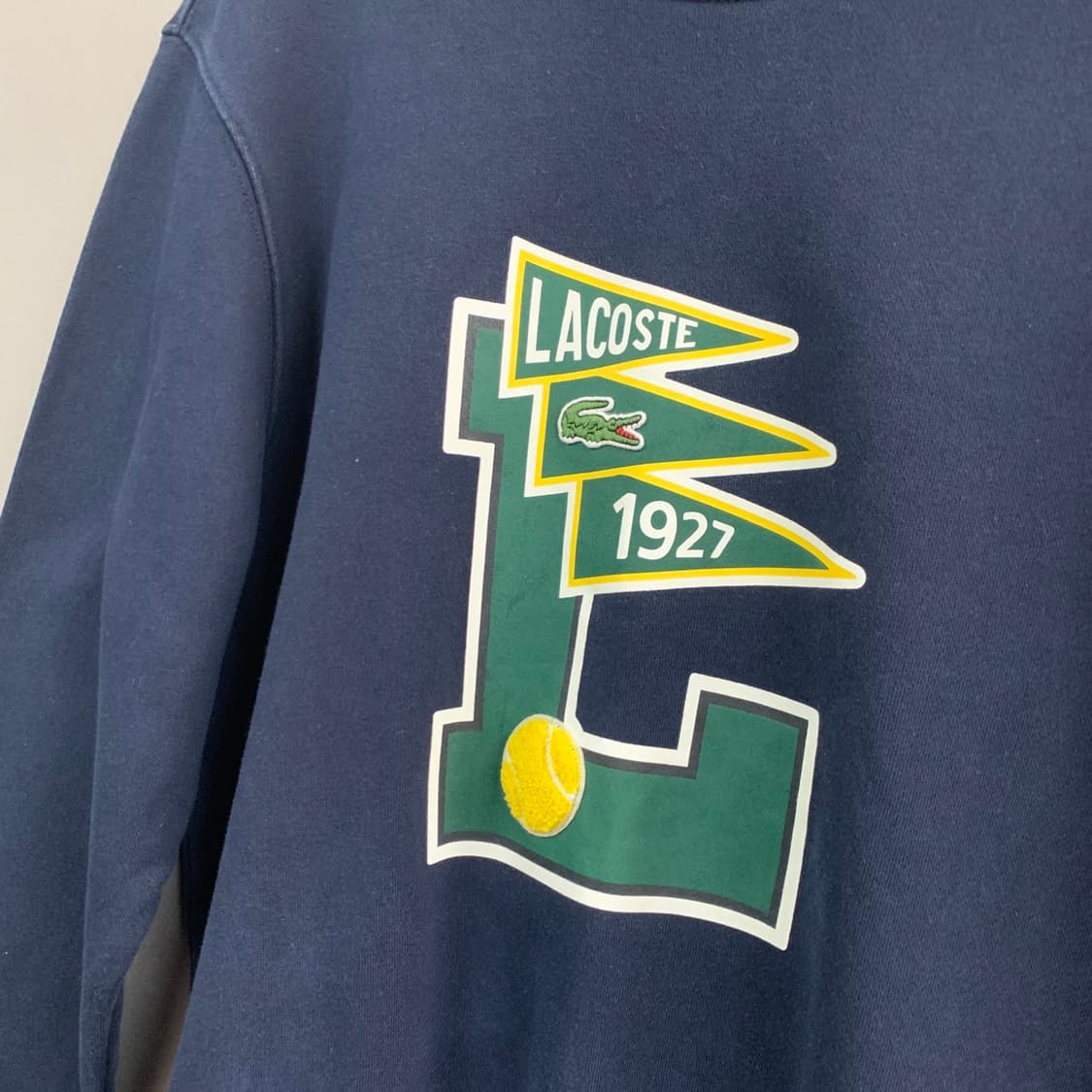 M 라코스테 로고 프린트 스웻셔츠 맨투맨 상품이미지3