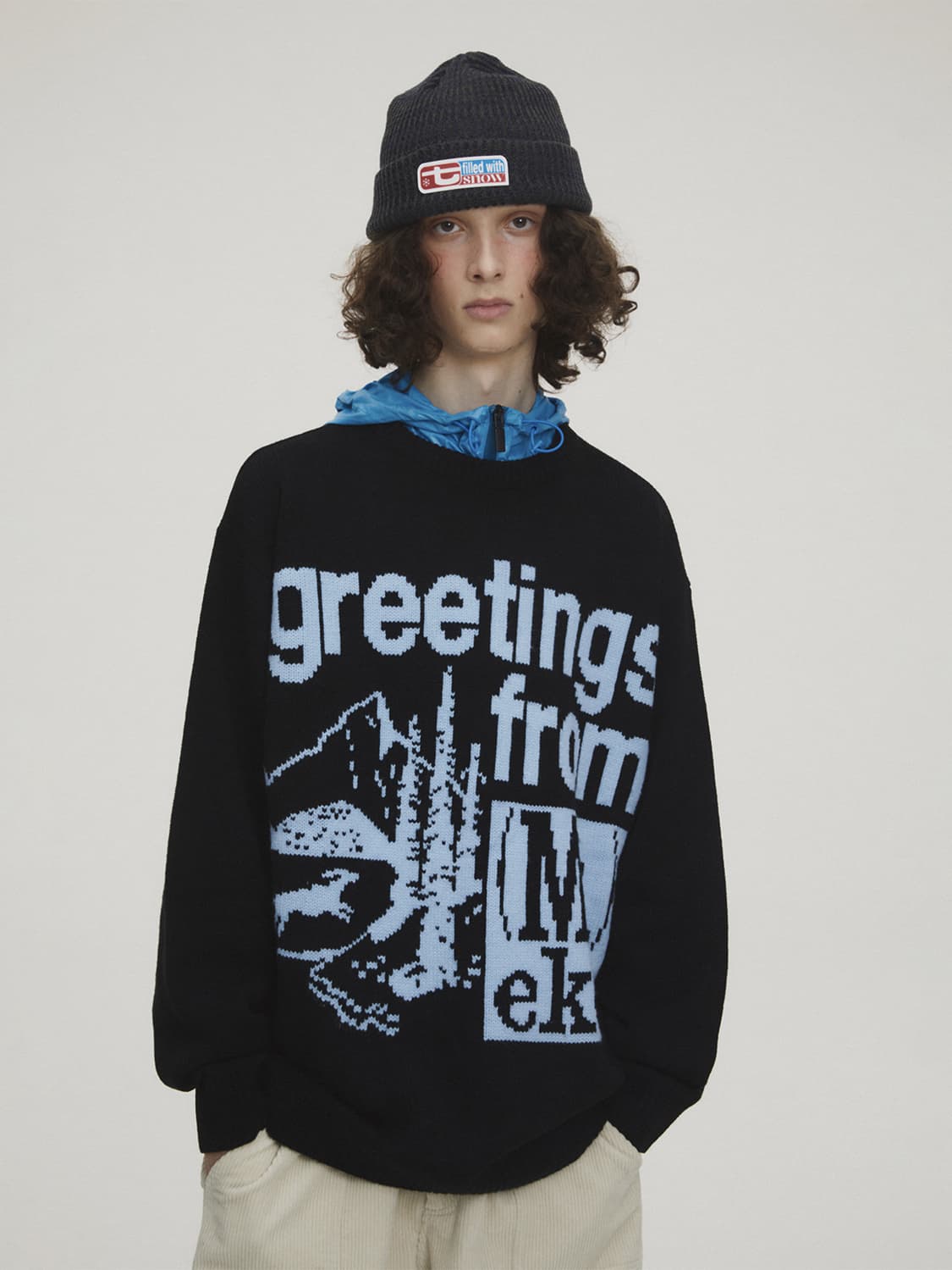 테켓 니트 M 상품이미지4