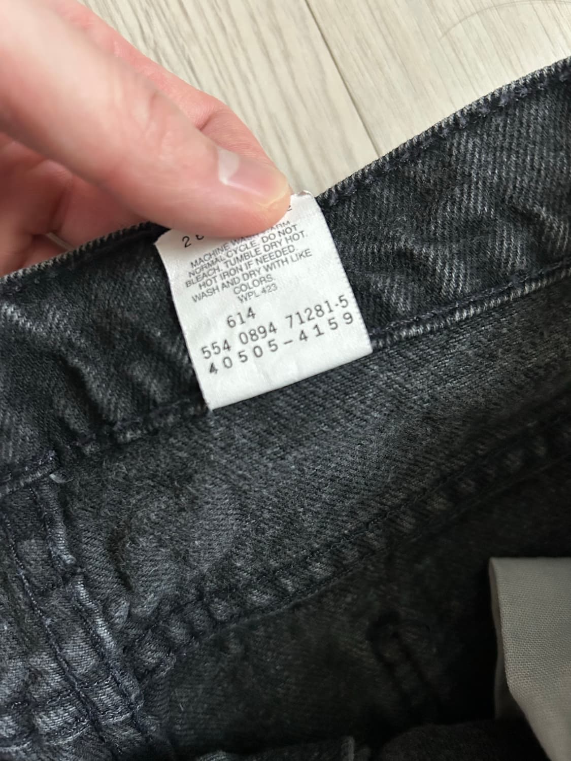 빈티지 리바이스 505 흑청 usa 90s 상품이미지3