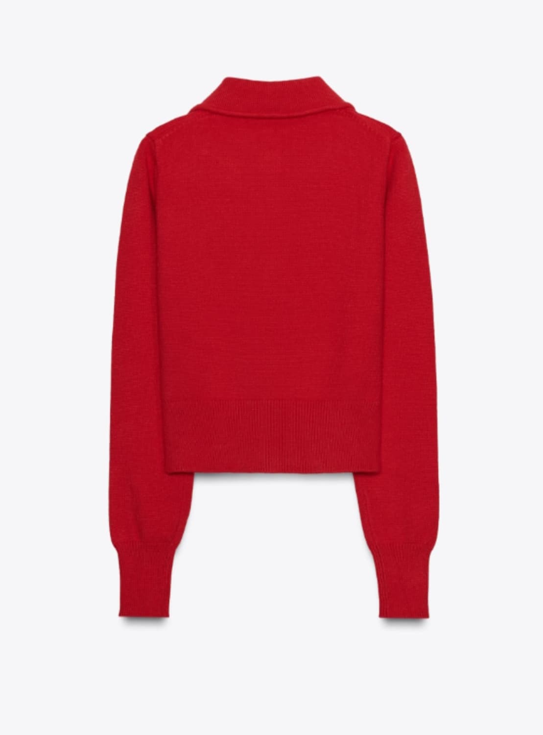 자라 ZARA 피터팬칼라 니트 가디건 새상품 상품이미지4