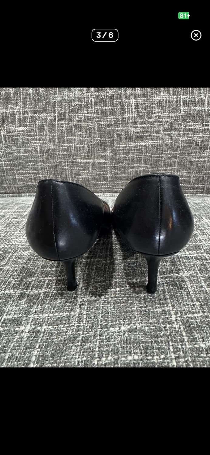 프라다 블랙 가죽 펌프스힐 36사이즈 상품이미지3