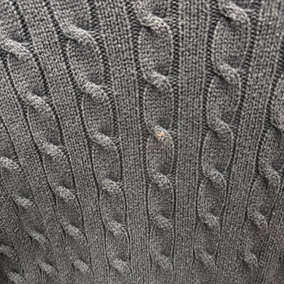 폴로 랄프로렌 케이블 니트 화이트 포니 포인트 네이비 상품이미지8