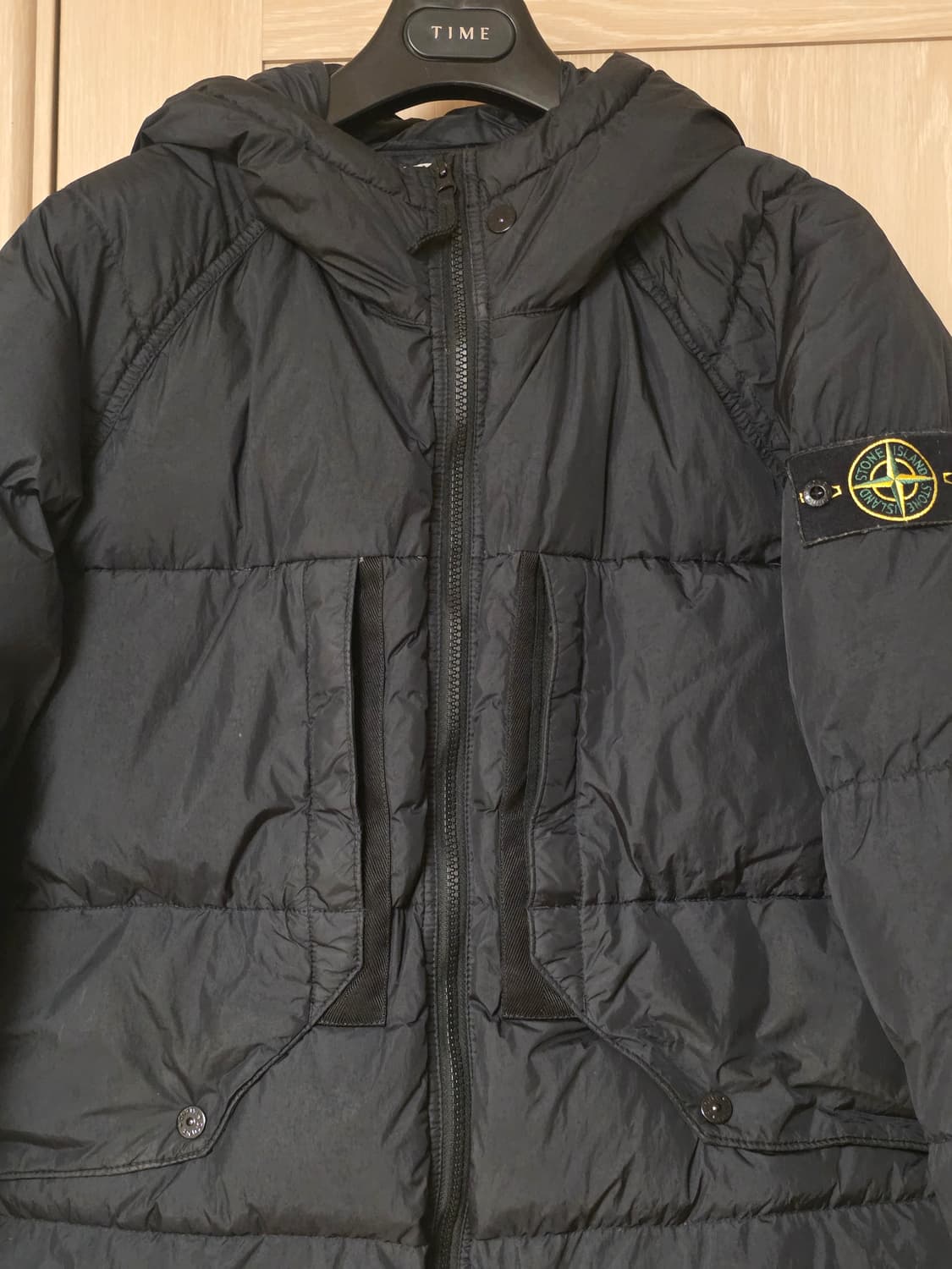 [21FW / L ] 스톤아일랜드 가먼트다잉 크링클랩스 다운 후드 패딩 상품이미지3