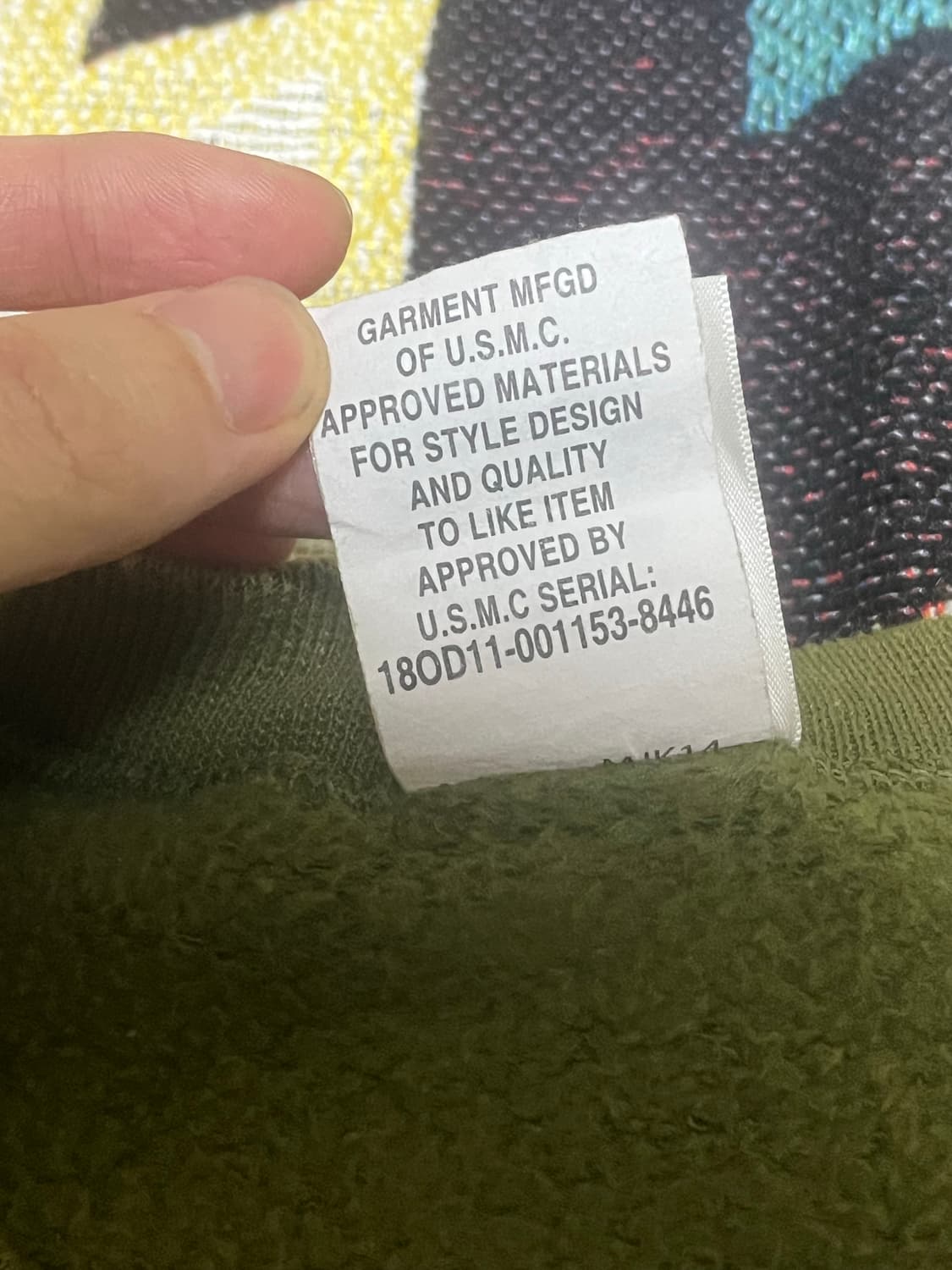 usmc 스웻 usa xl  상품이미지7