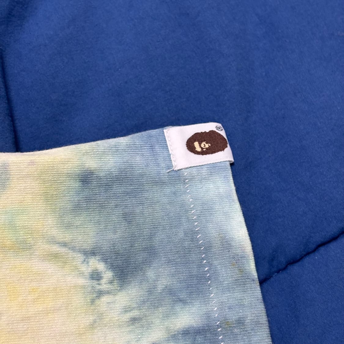 [XL] 베이프 컬리지 타이다이 반팔 티셔츠 상품이미지4