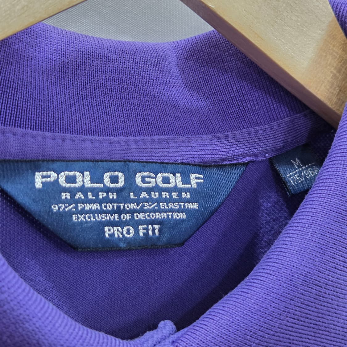 폴로랄프로렌 골프 피케 카라티 퍼플 M 상품이미지3