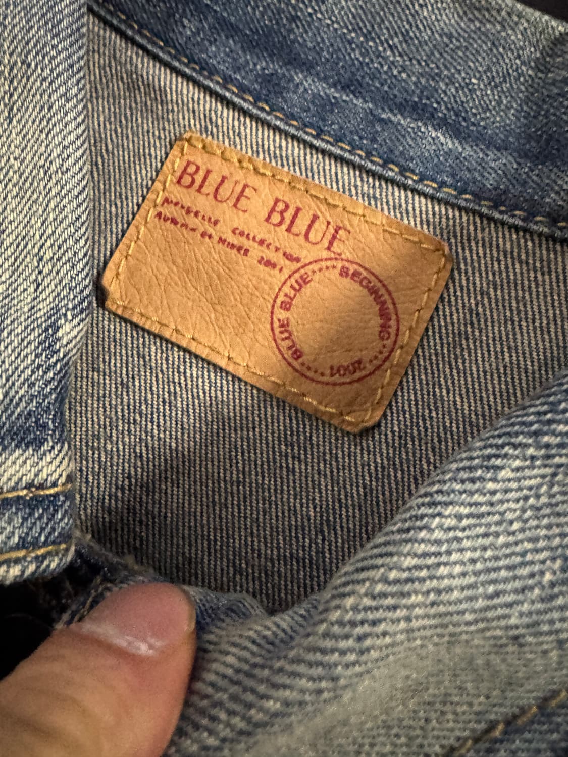 여성 블루블루 일본 빈티지 y2k 데님 자켓 xs 상품이미지3