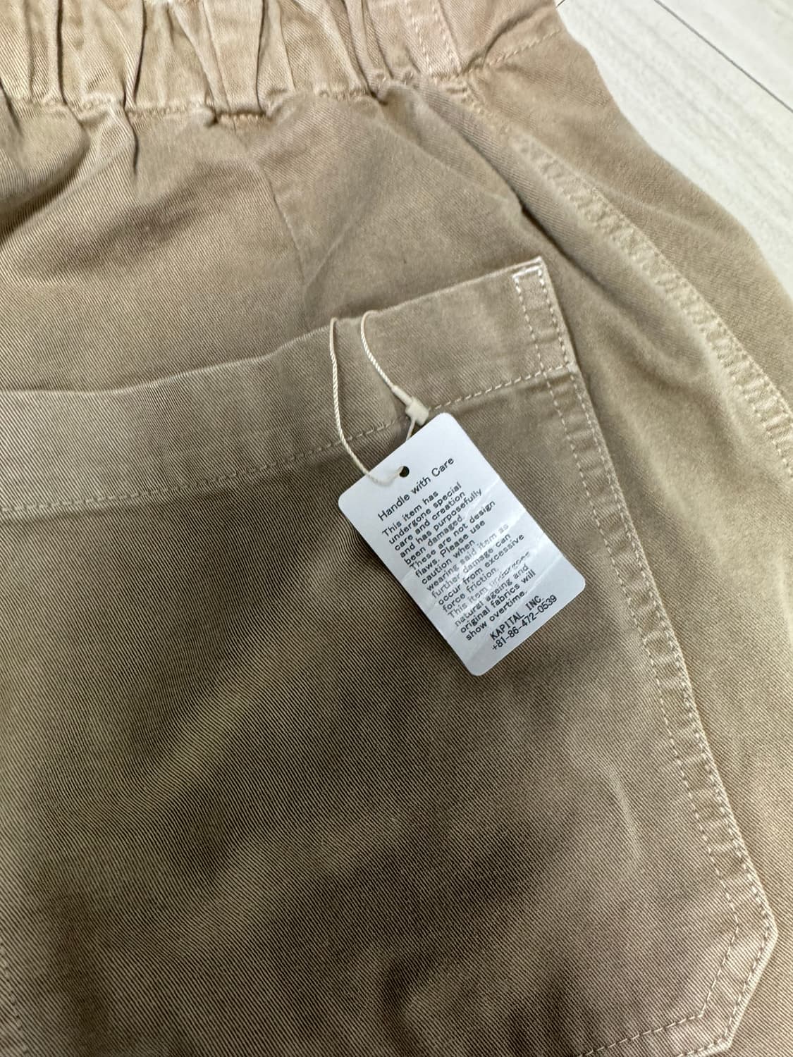 캐피탈 카츠라기 더블니 팬츠 3사이즈 판매합니다. 상품이미지6