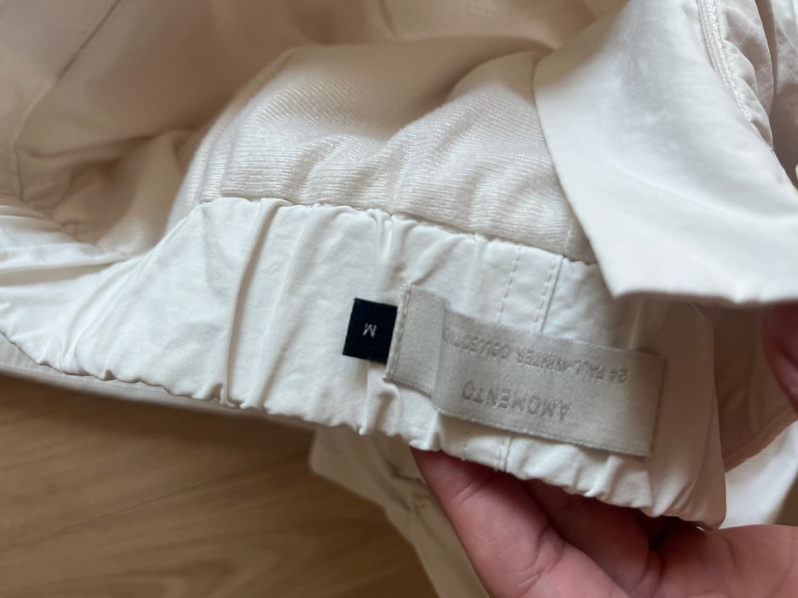 아모멘토 나일론 퍼티그 팬츠 에크루 [M] 상품이미지4