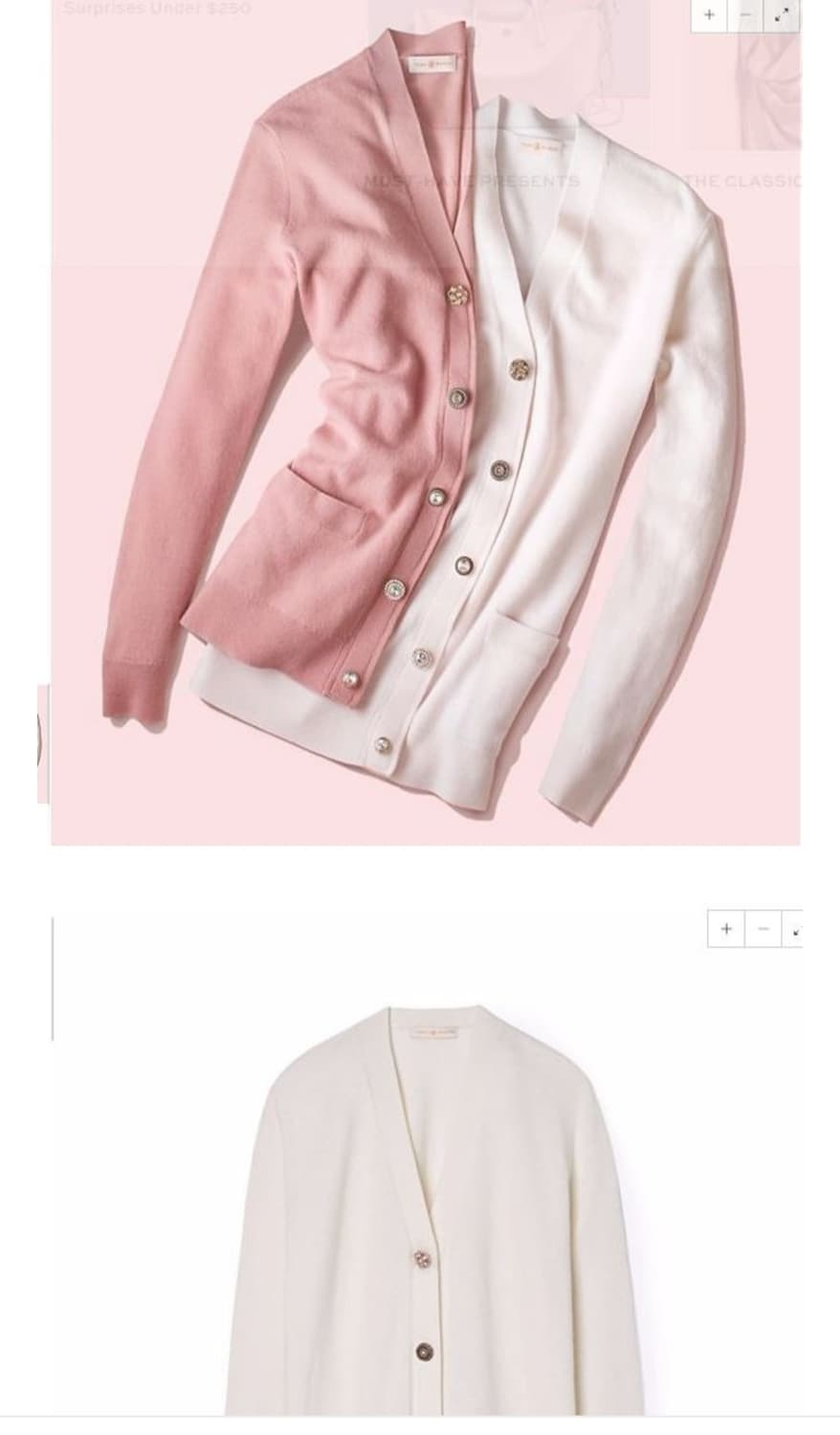 토리버치 쥬엘버튼 메리노울 가디건 상품이미지8