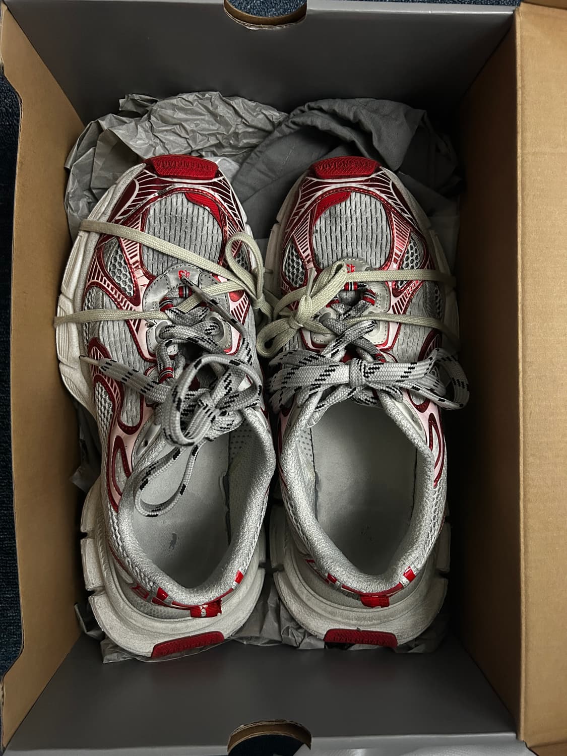 [43]발렌시아가 3xl 화이트레드 상품이미지1