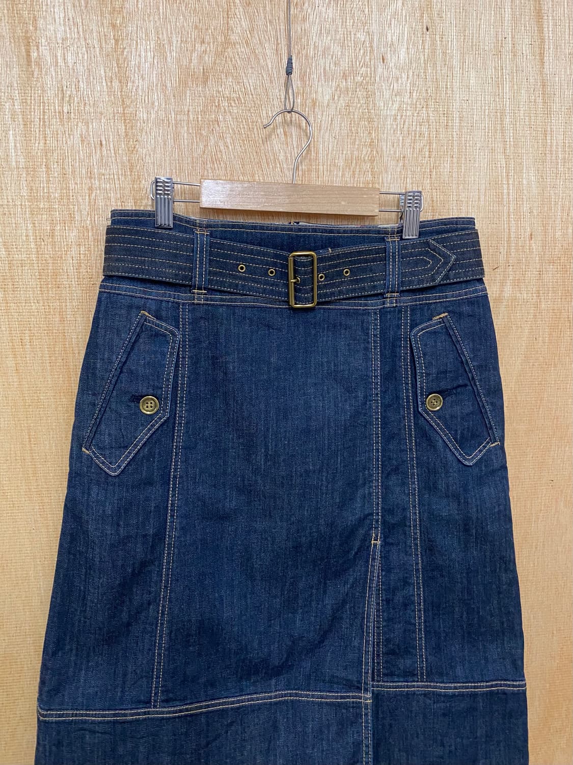 BURBERRY belted denim skirt 상품이미지3