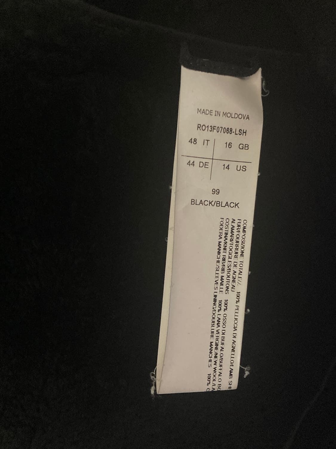 2013fw 릭오웬스 아카이브 시어링 더플코트 무스탕 상품이미지5