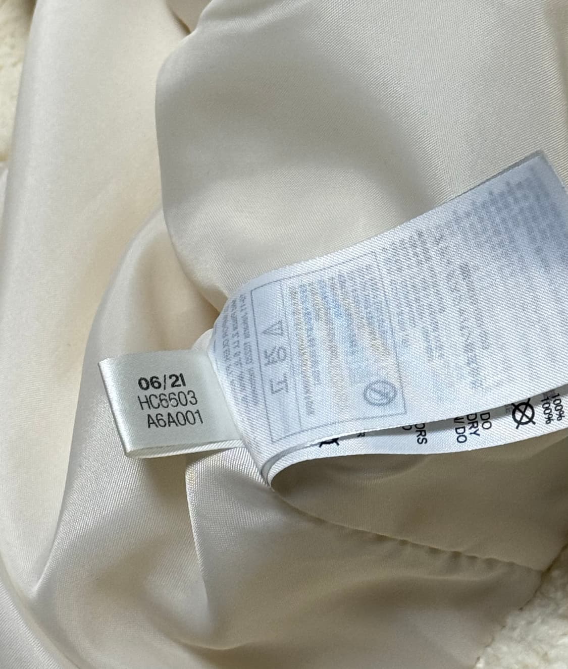 아디다스 카키 베이지 쉐르파 후리스 집업 상품이미지6