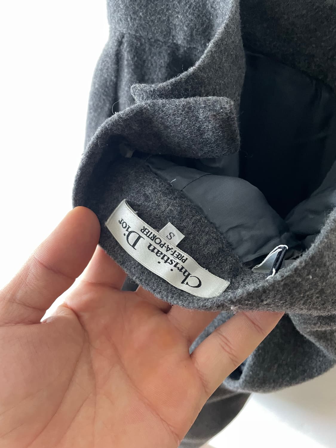 80-90's Vintage Christian Dior Wool 스커트 상품이미지5