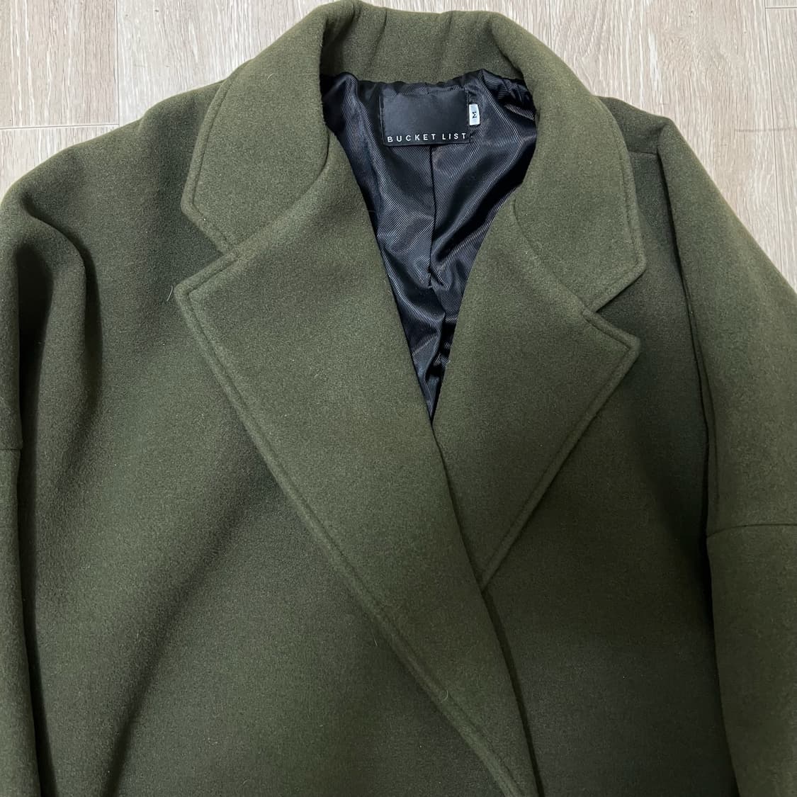 버킷리스트 남성 울 벨티드 트렌치코트 M/95  상품이미지2