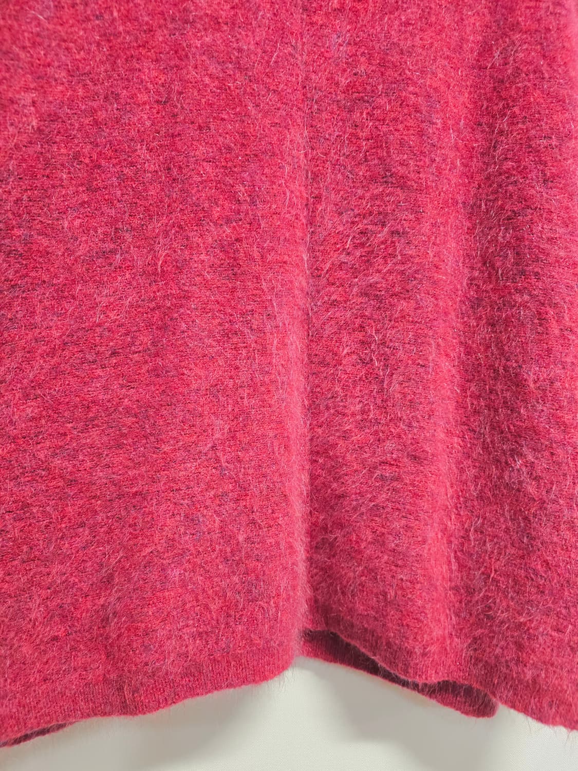 기비 모면혼방 하프 코트 버건디 상품이미지7