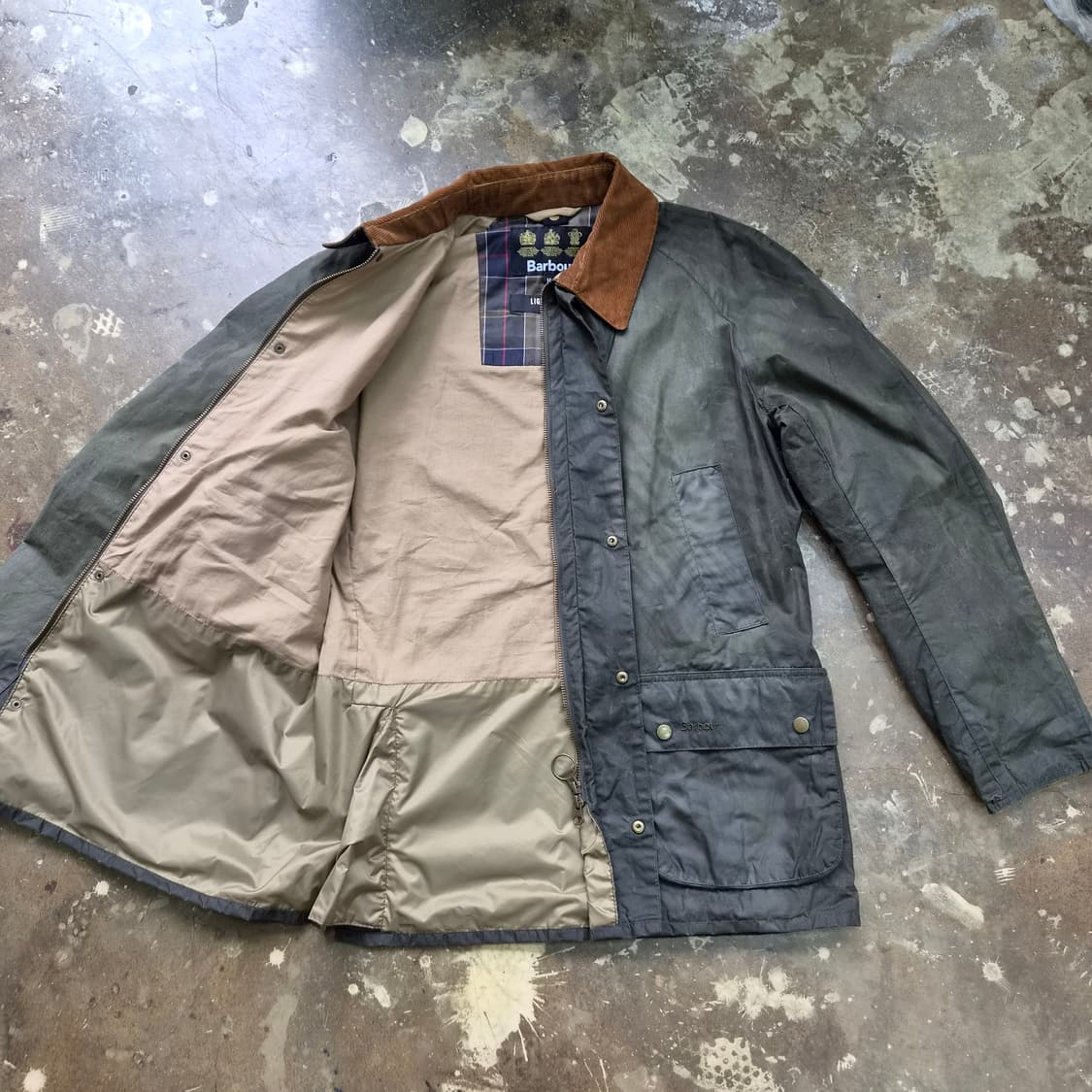 M) 바버 애쉬비 왁스 자켓 상품이미지5