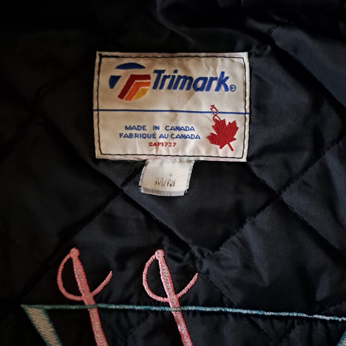 (택포) 90s 빈티지 TRIMARK 캐나다 생산 바시티 자켓 A898 상품이미지6