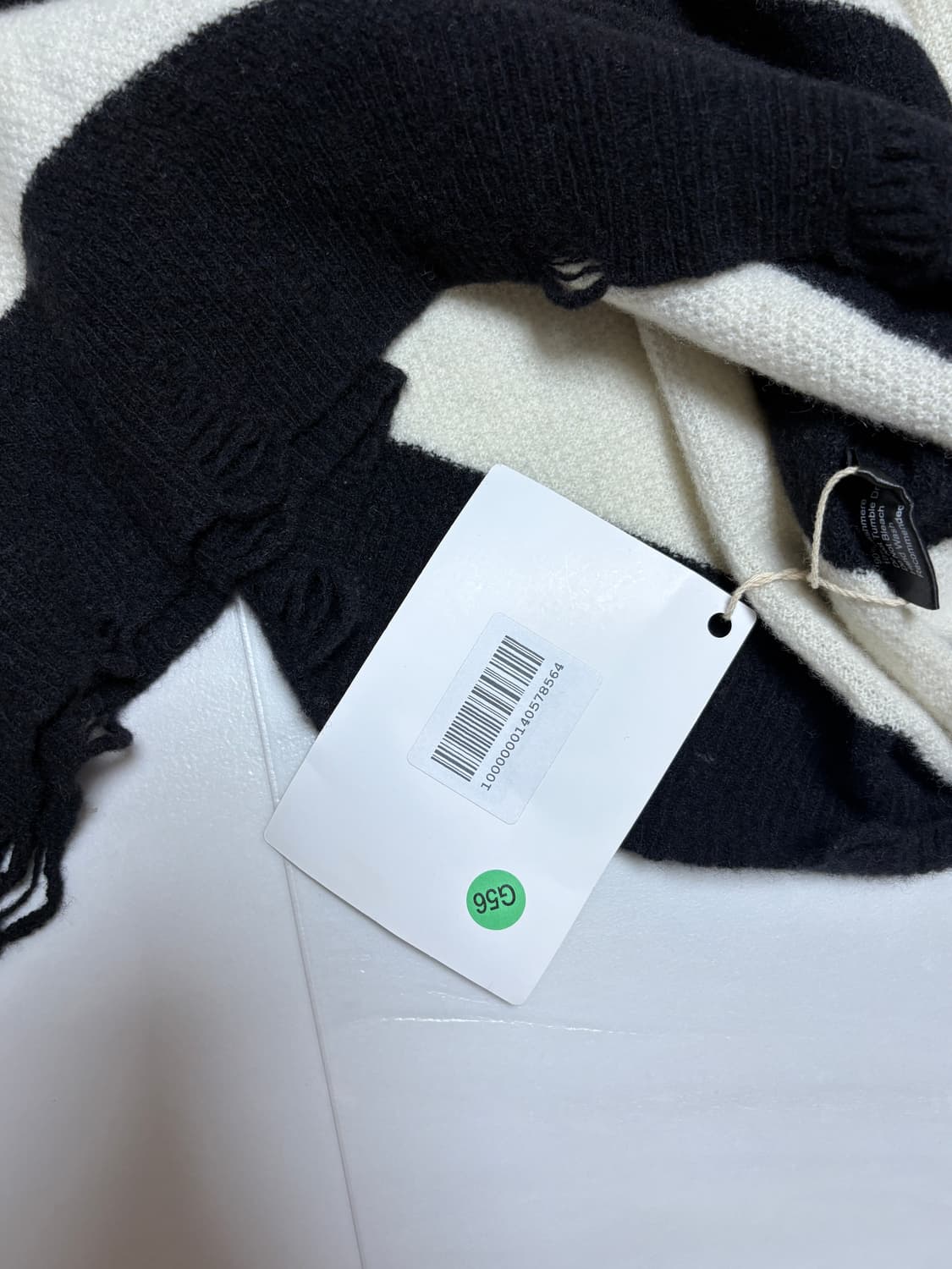 리프레젠트 스트라이프 데미지 니트 상품이미지5