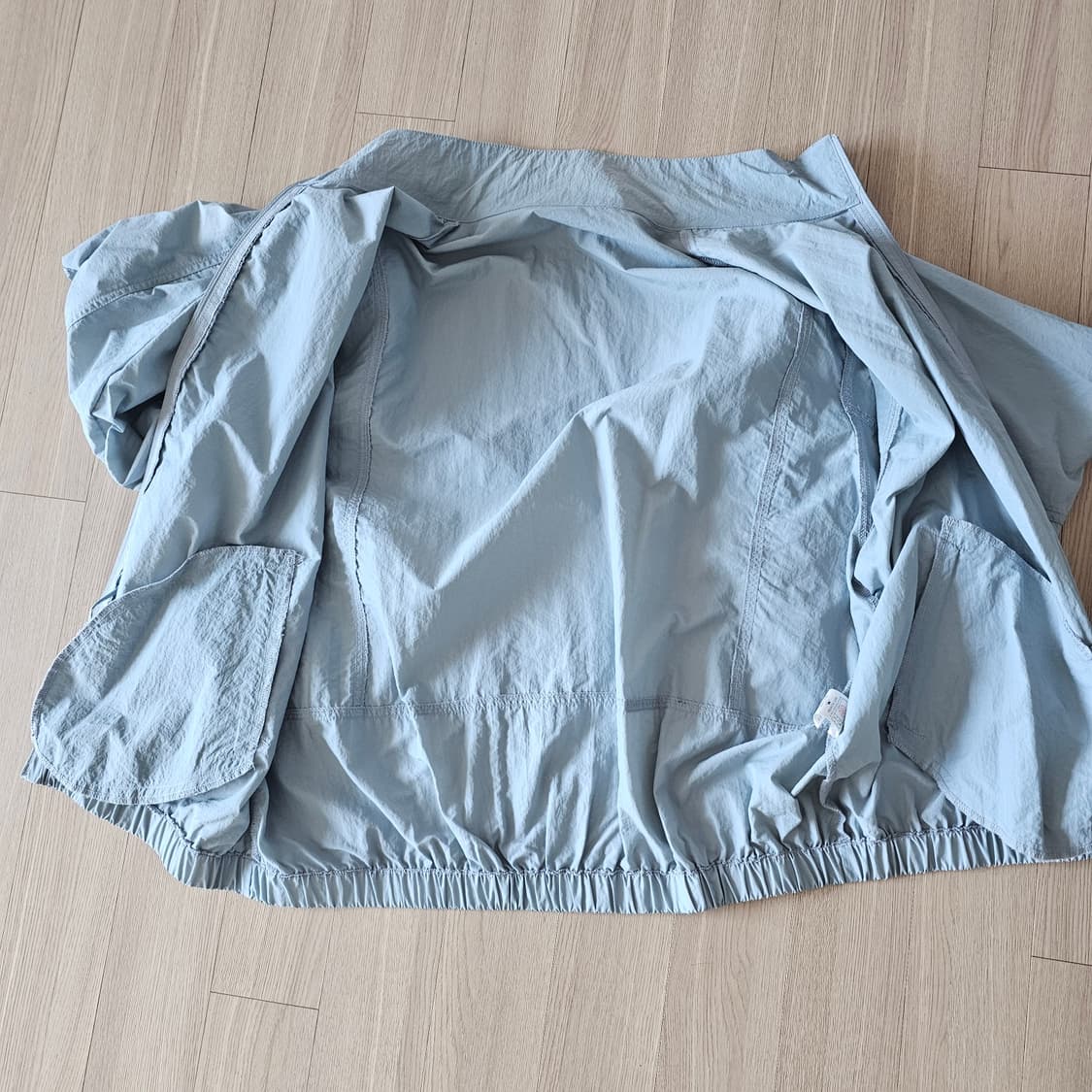 105~110 XL 2XL 나일론 바람막이 봄 간절기 점퍼 외투 1회착 상품이미지4