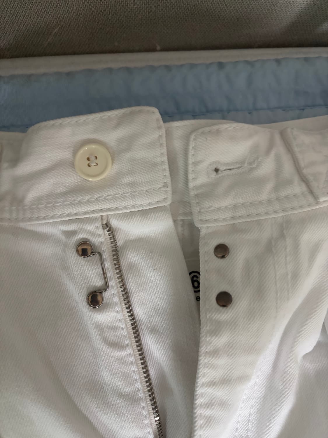 MM6 메종 마르지엘라 화이트 와이드 팬츠 size 36 상품이미지2