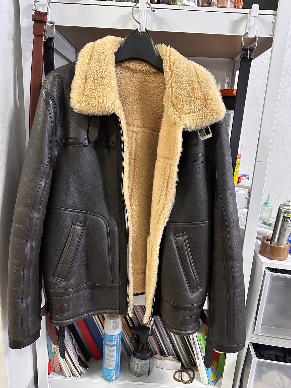 느와르라르메스 무스탕 50 사이즈 상품이미지1