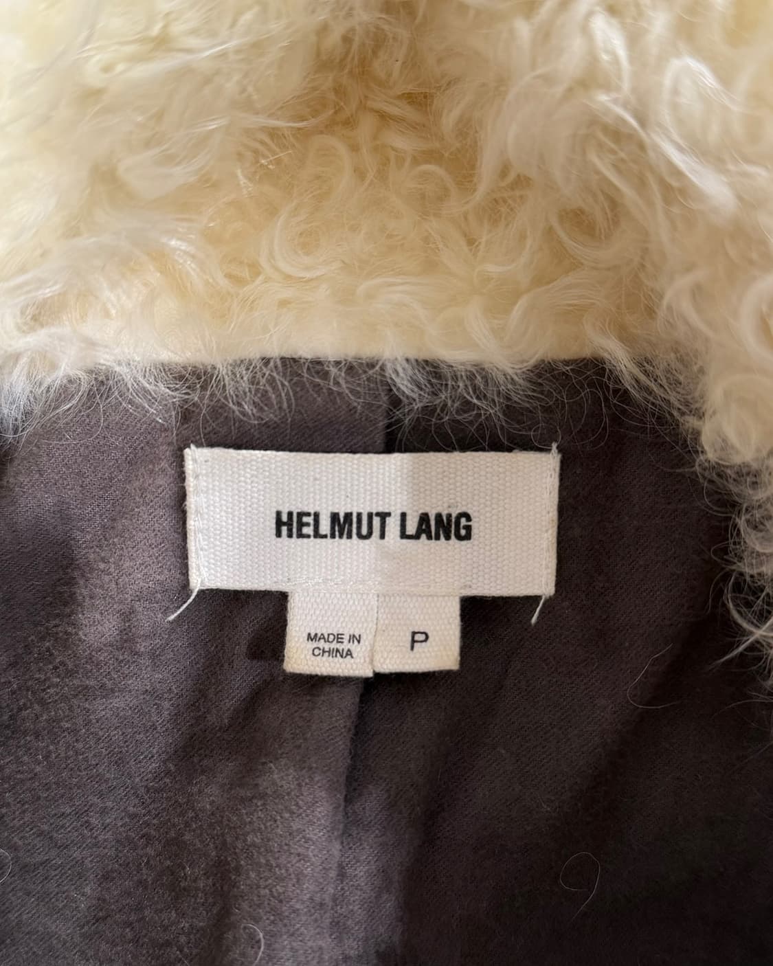 헬무트랭 그레이 램스킨 레더 시어링 퍼 자켓 상품이미지8