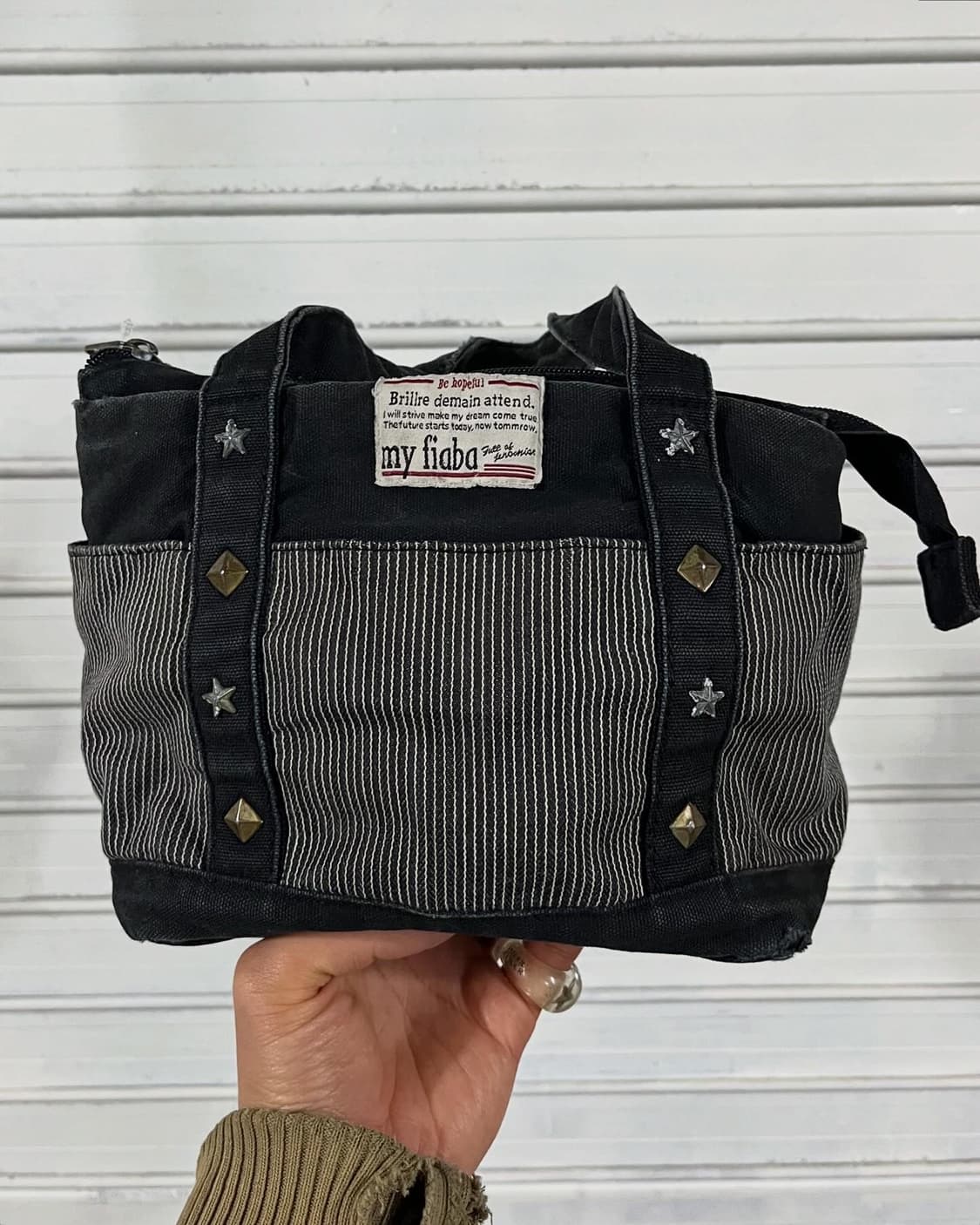 vtg stud tote bag 상품이미지2