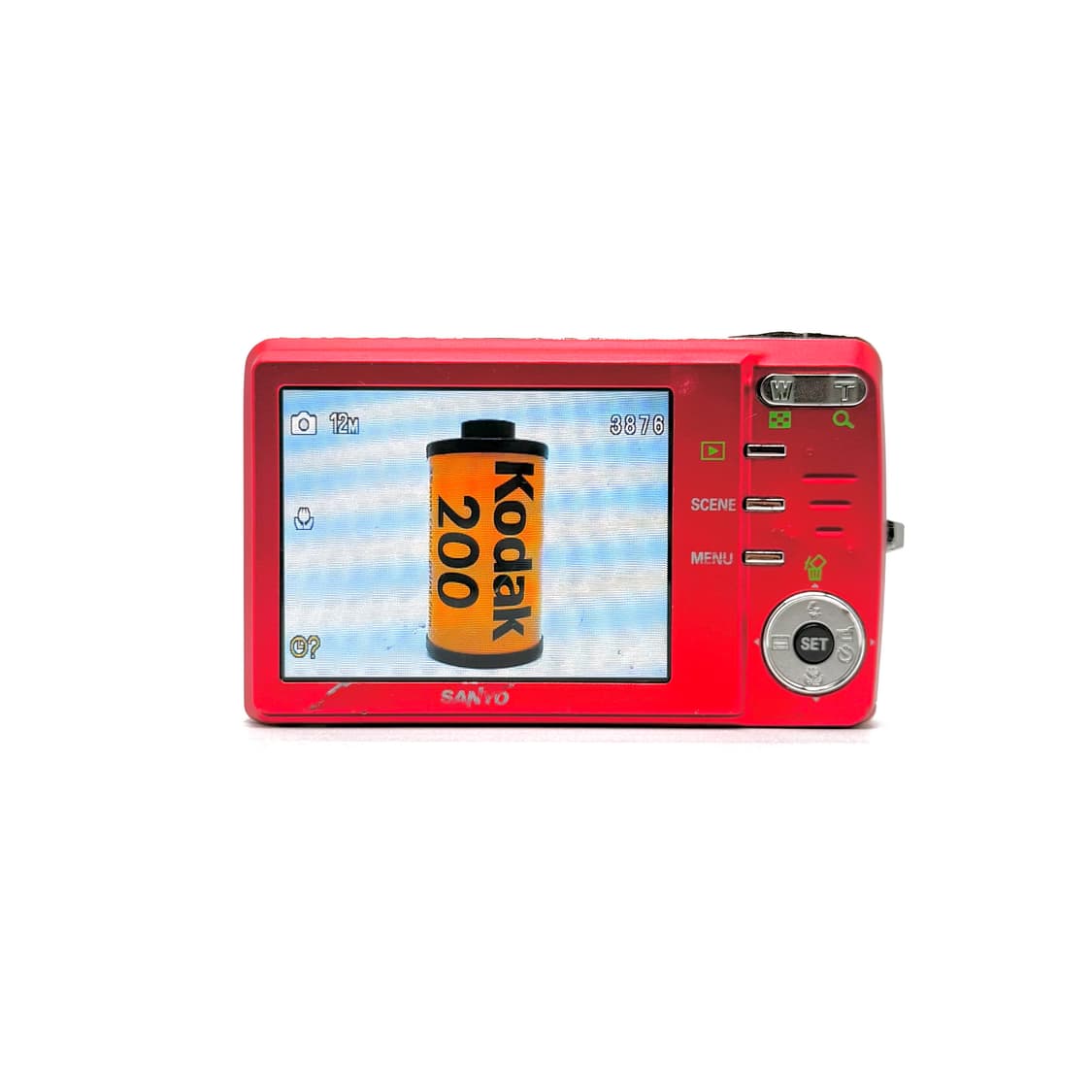 [초보추천!] 산요 작티 DSC-X1260 버건디 디지털카메라 상품이미지3