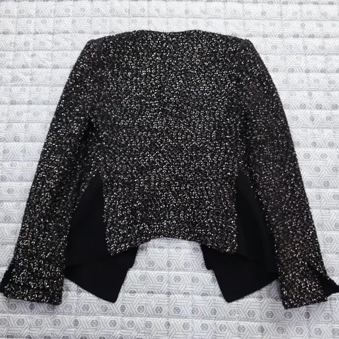 미샤 트위드 자켓 골드블랙 ~55 상품이미지2