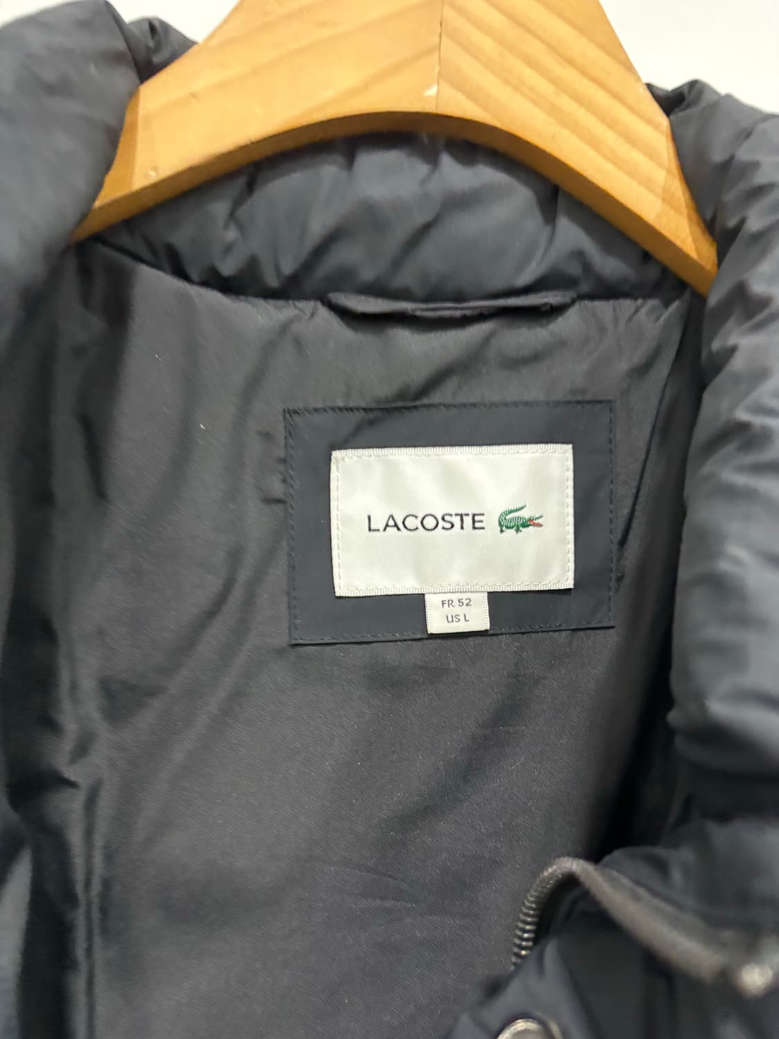 라코스테 블랙 패딩 L 상품이미지7