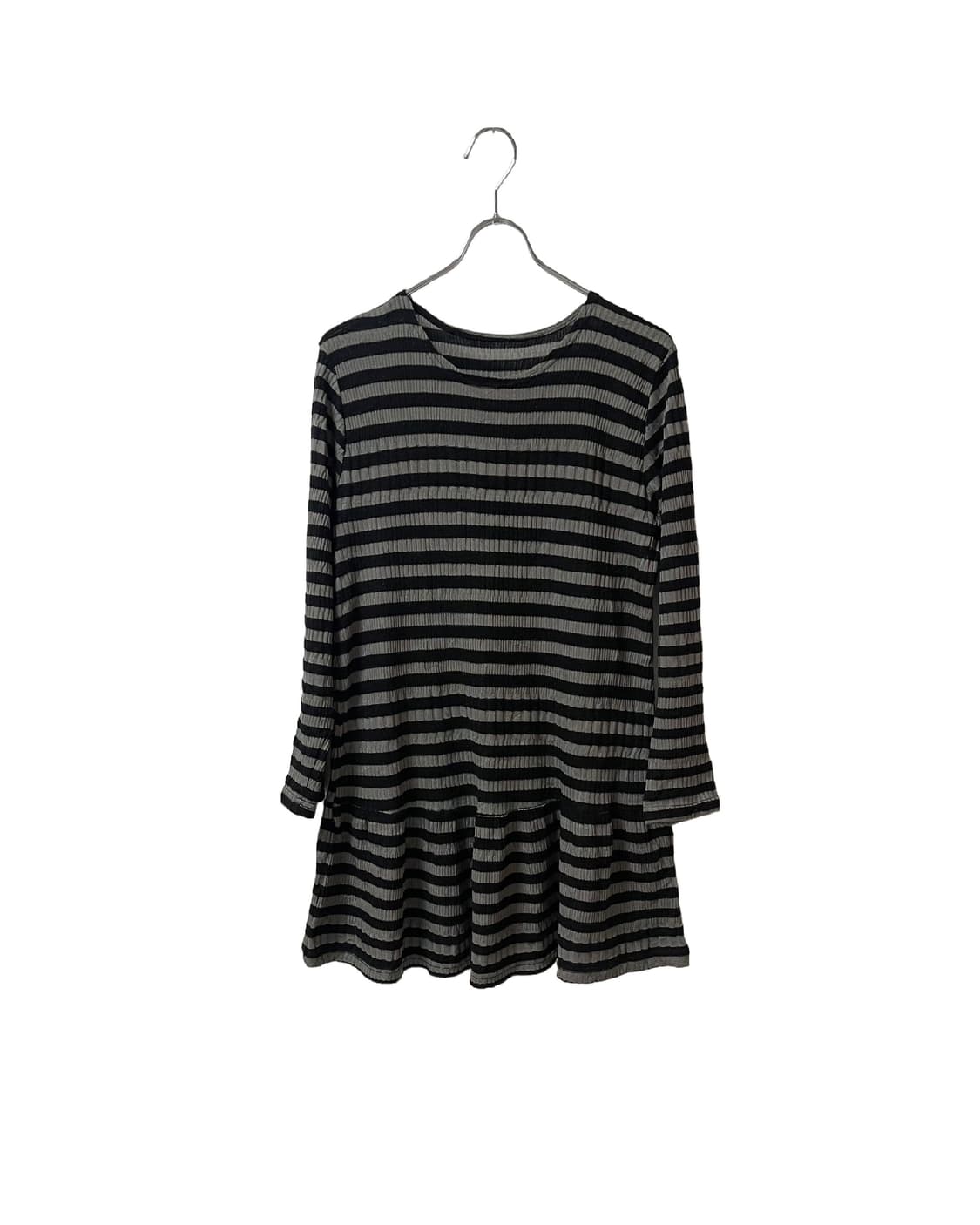 Stripe flare Knit Top / Mini dress 상품이미지1
