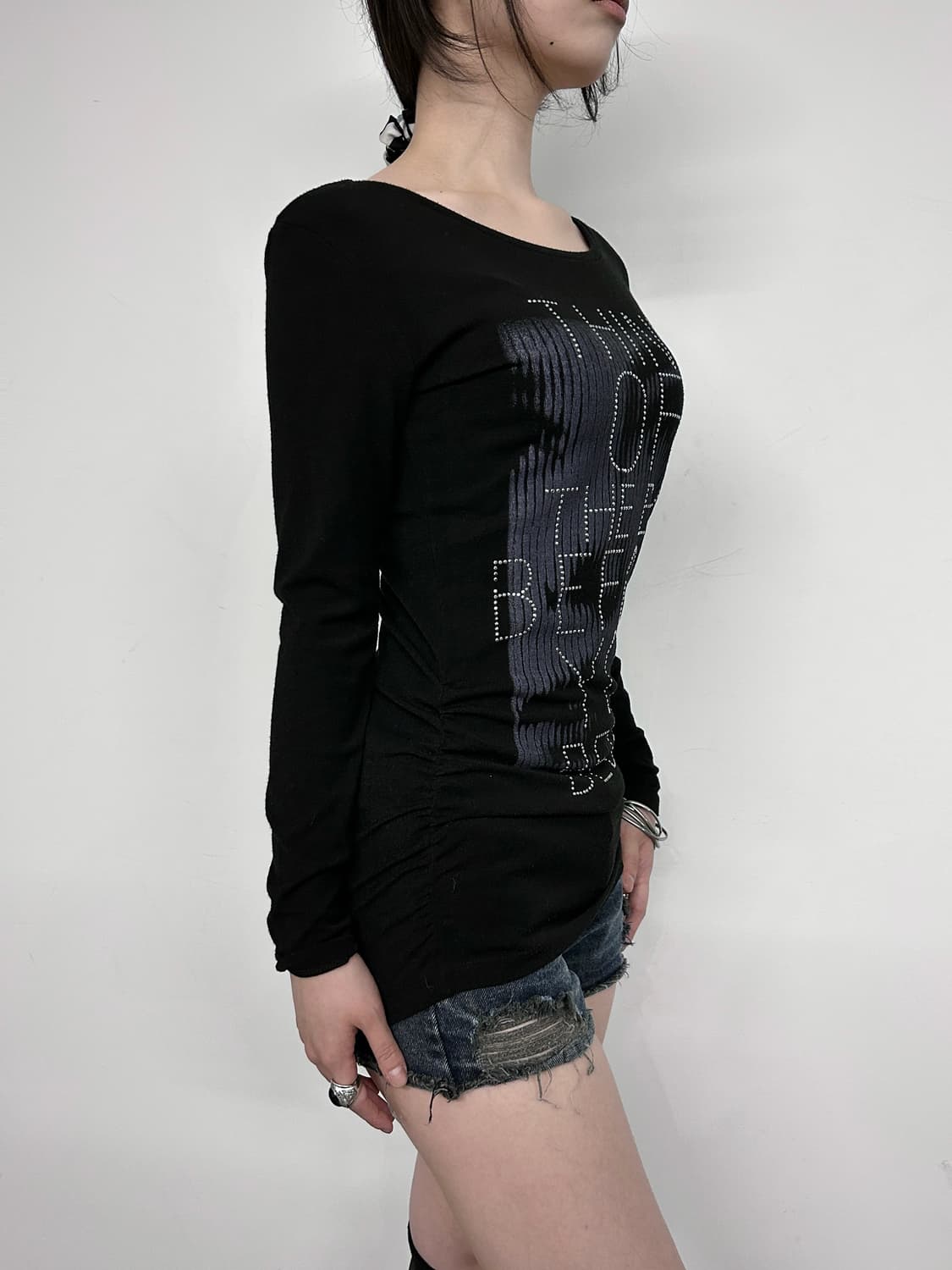 Hotfix Printed Slim Long Sleeves 상품이미지2