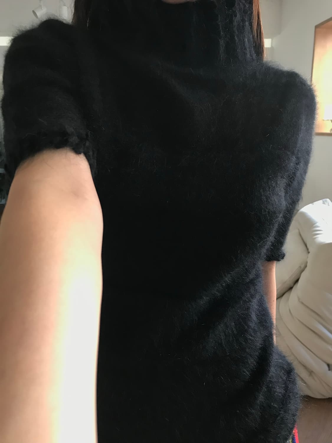 vintage angora turtle neck knit 상품이미지5