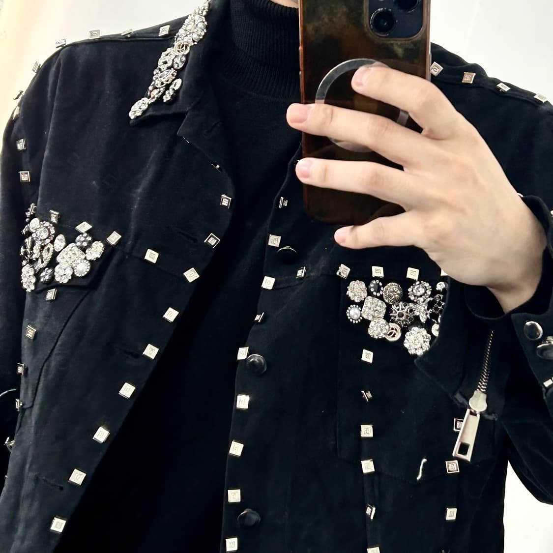 커스텀 크롬 자켓 상품이미지4