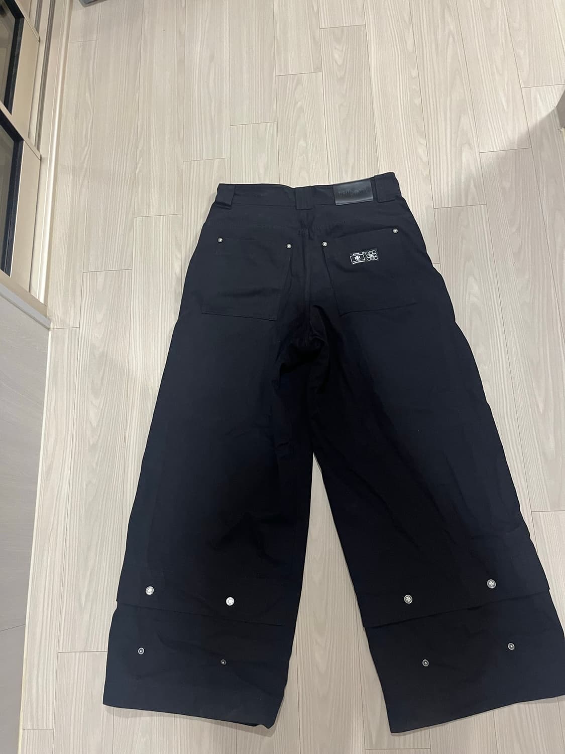 Opus0012 melted cotton pants black 상품이미지3