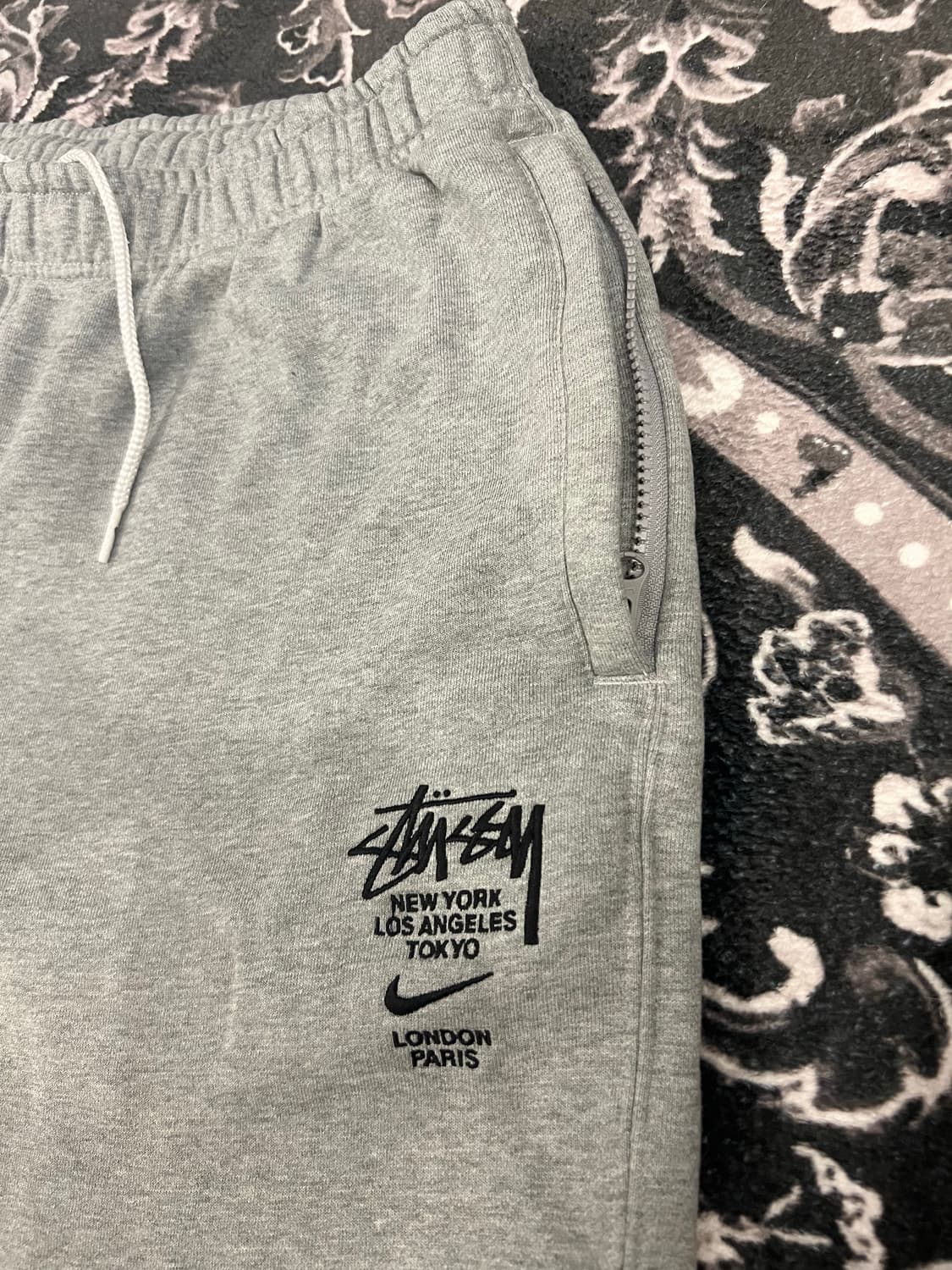 나이키x스투시 NRG ZR 플리스 팬츠 아시안핏(XL) 상품이미지1