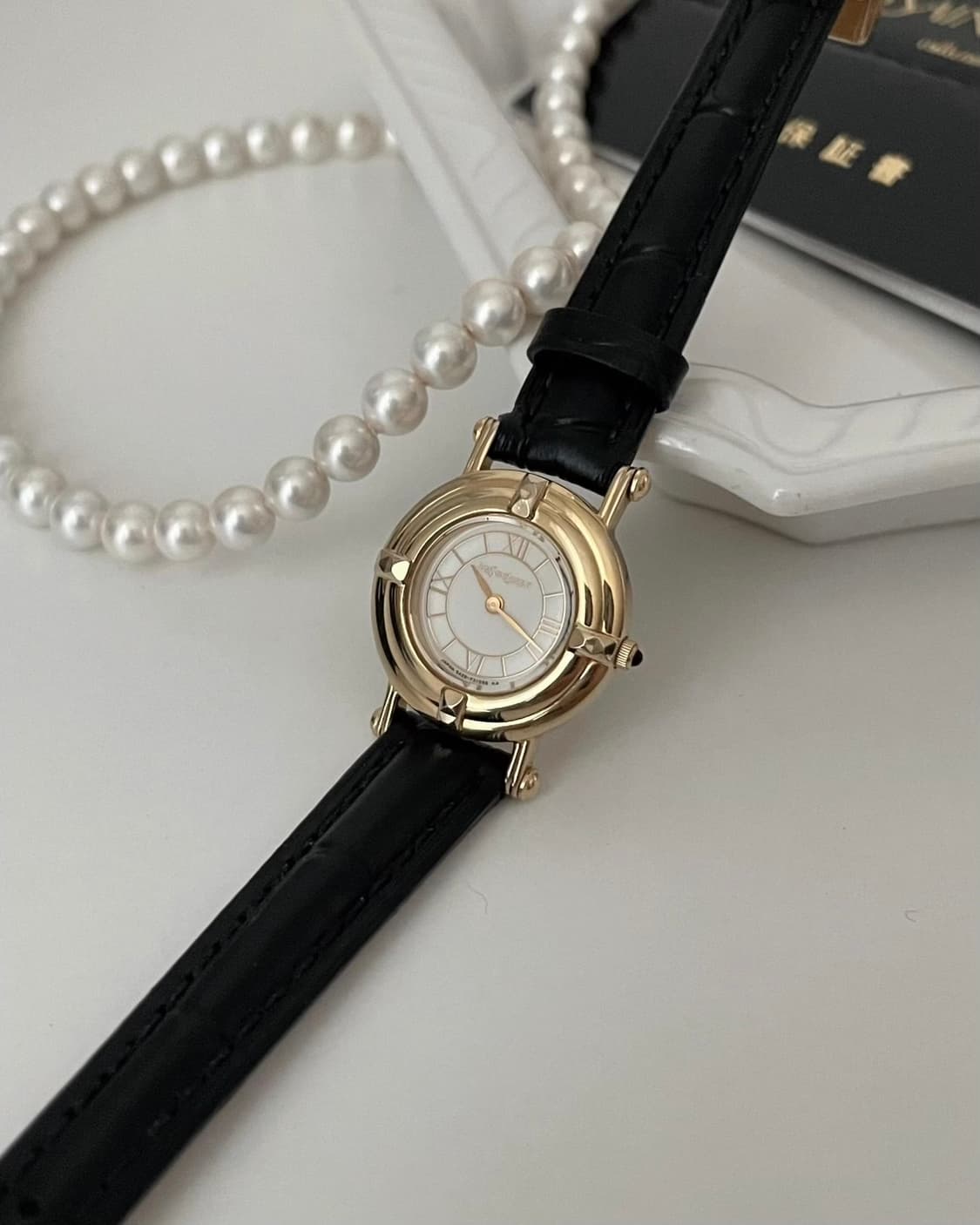 YSL roman index watch / 생로랑 골드 로만 인덱스 시계 상품이미지2