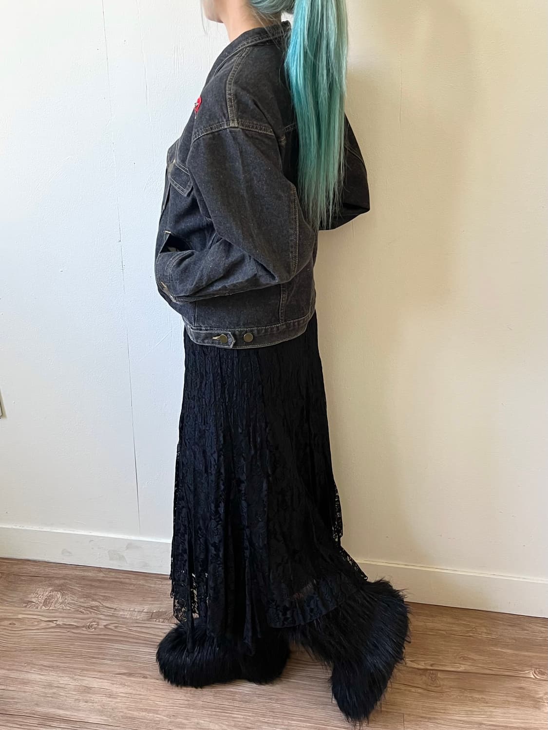 SILCAT 패치워크 데님 자켓 상품이미지8