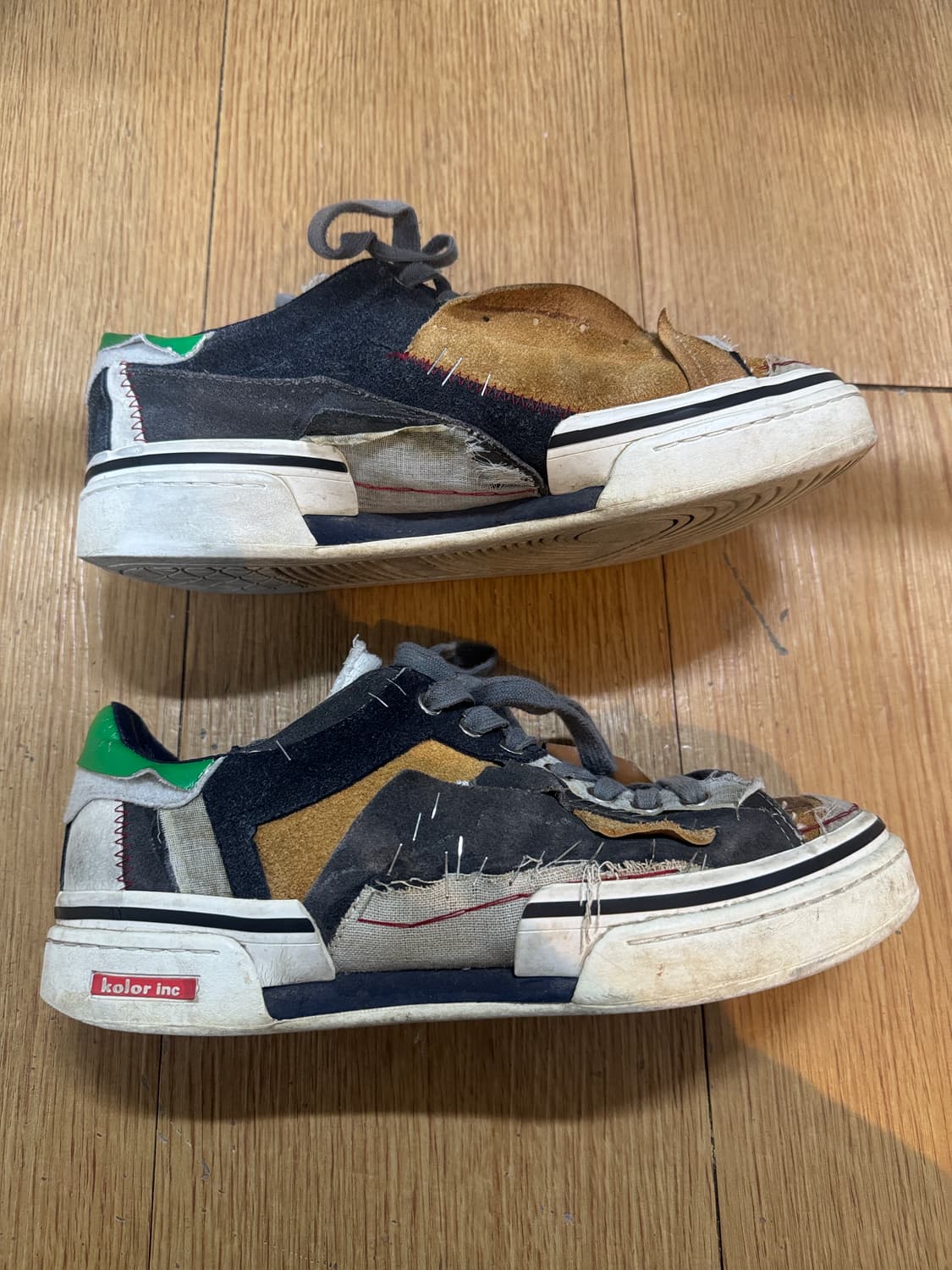 kolor 패치워크 디테일 스니커즈 상품이미지2