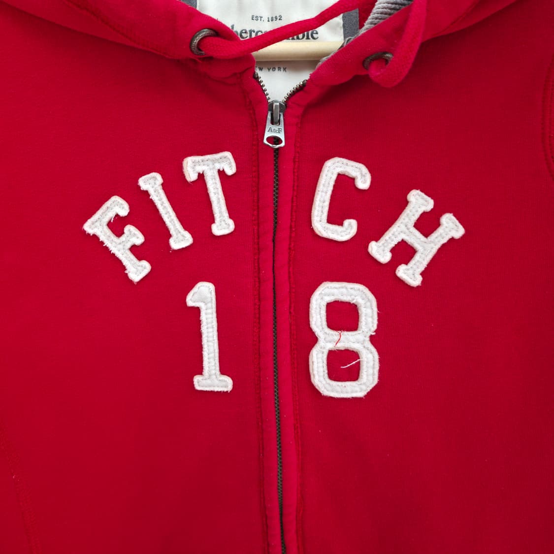[M] 아베크롬비 레드 후드집업 상품이미지4
