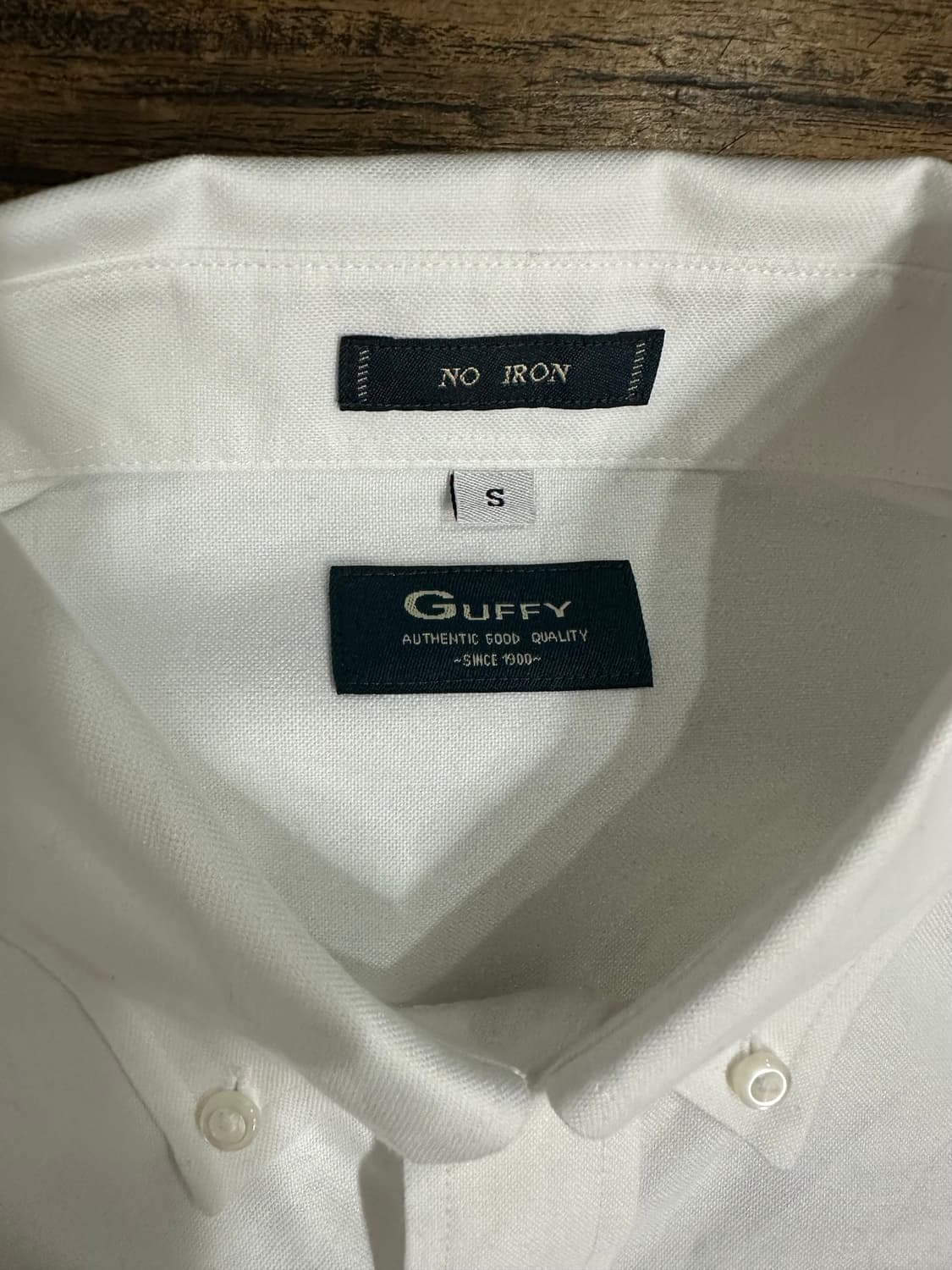 GUFFY 화이트 셔츠 새제품 실측사이즈 M 상품이미지3