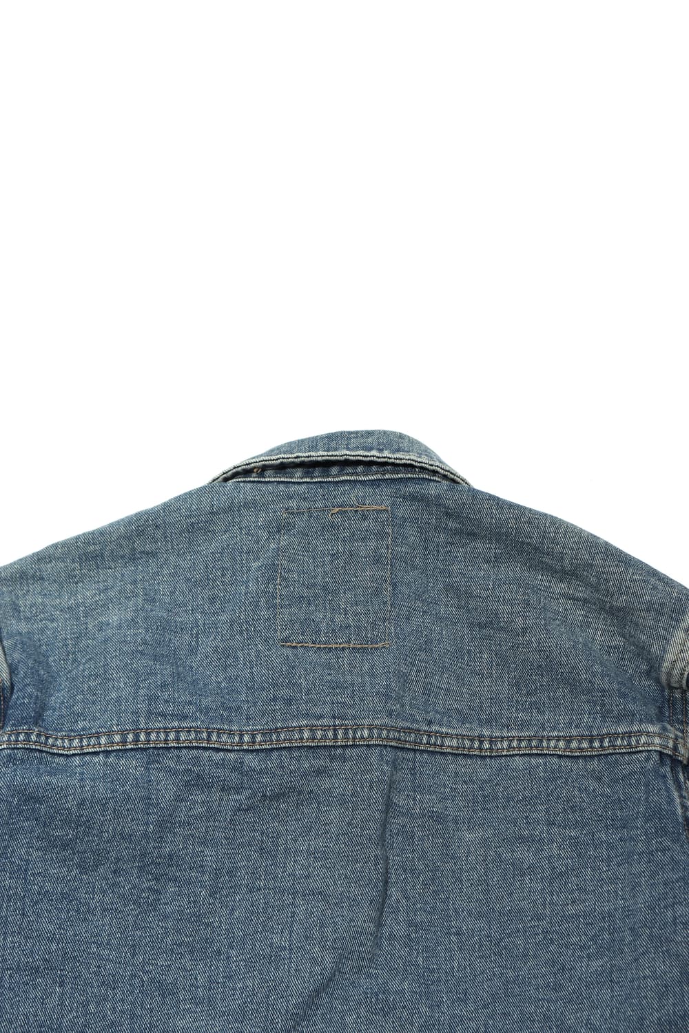 VINTAGE 배색 패치워크 데님 워크자켓 size Free 상품이미지5