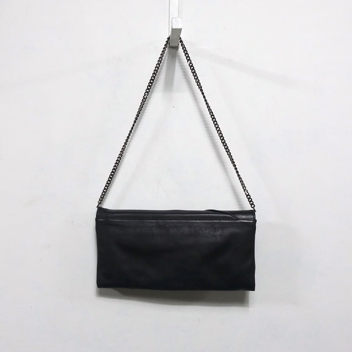 KUHO 구호 드레이프 레더 클러치 체인 숄더백 상품이미지4